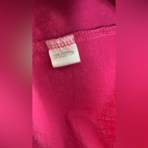 Mexican Embroidered Pink Top - Picture 8 of 8